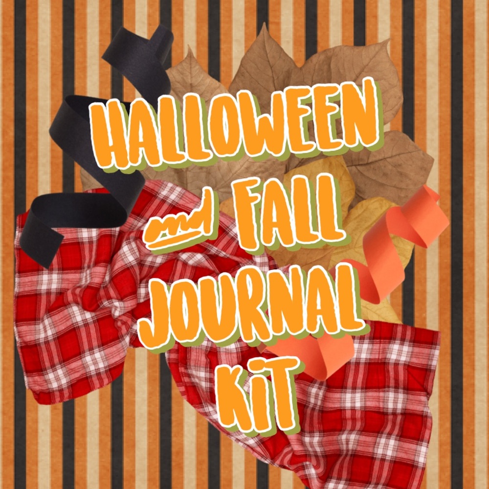 Halloween and Fall Scrap Packs Junk Journals Kits